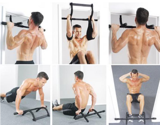 Với xà đơn treo tường bạn có thể luyện tập rất nhiều bài tập